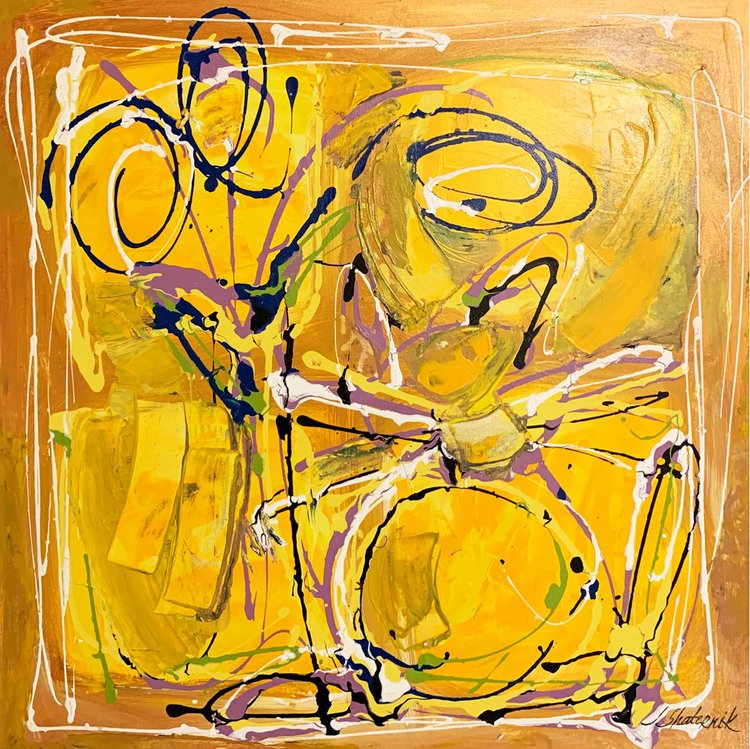 Abstract yellow